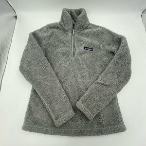 Patagonia Gray Sherpa quarter-zip